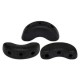 Les perles par Puca® Arcos Perlen Jet mat 23980/84100